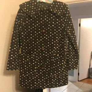 J.P. & Mattie polka dot winter coat.